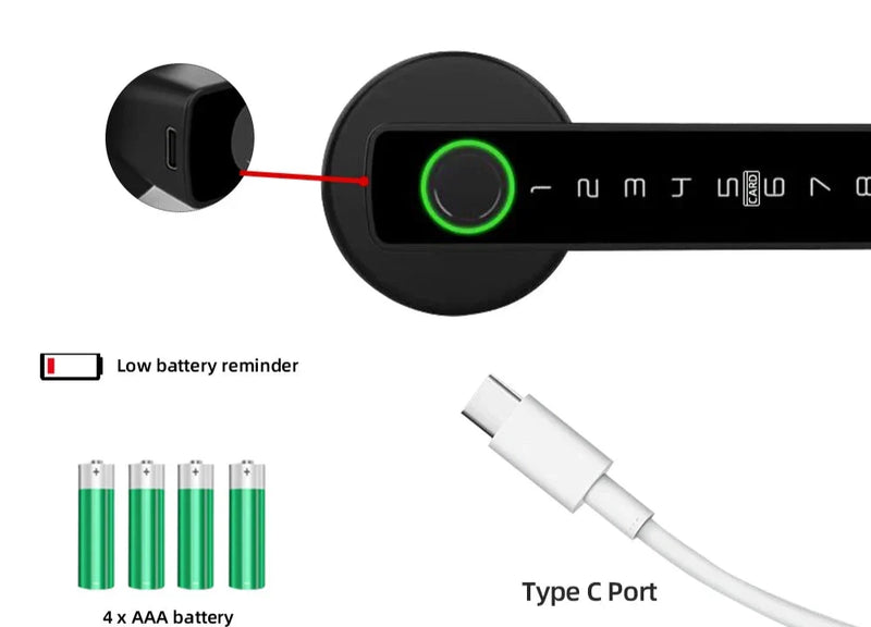 Maçaneta Inteligente RAYKUBE M5