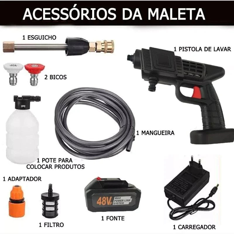 Lavadora de Alta Pressão Portátil