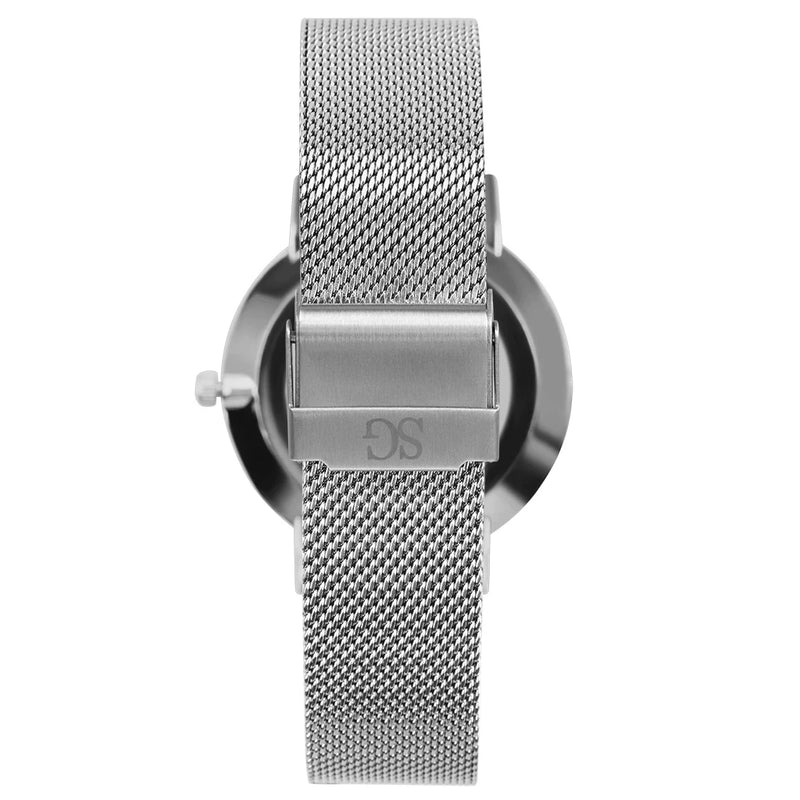 Relógio Feminino Prata Saint Germain Harlem Silver 32mm [40% OFF]